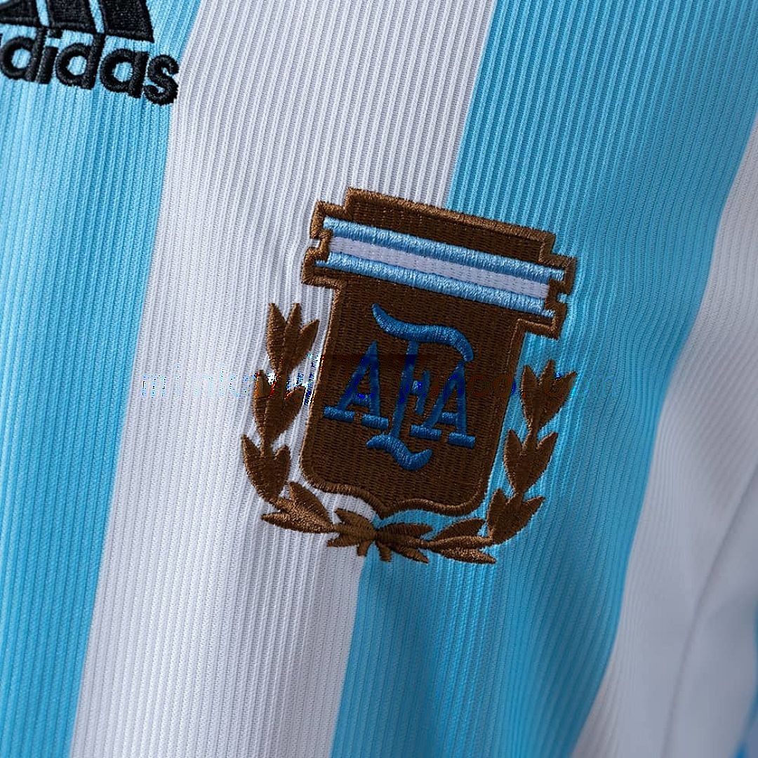 Argentina 1998 local manga larga retro camiseta S-XXL 5