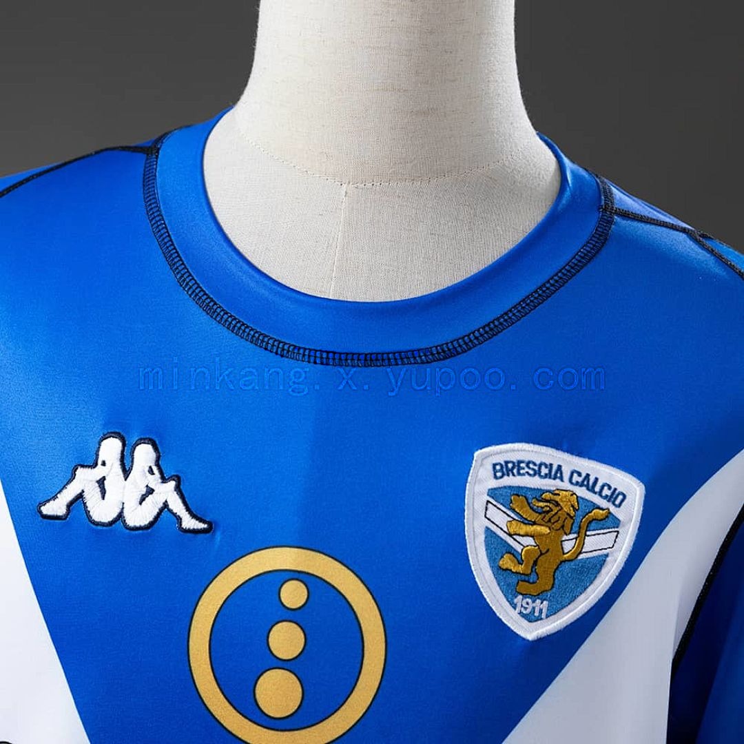 Brescia Calcio 2003 Home Long Sleeve Retro Jersey S-XXL 6
