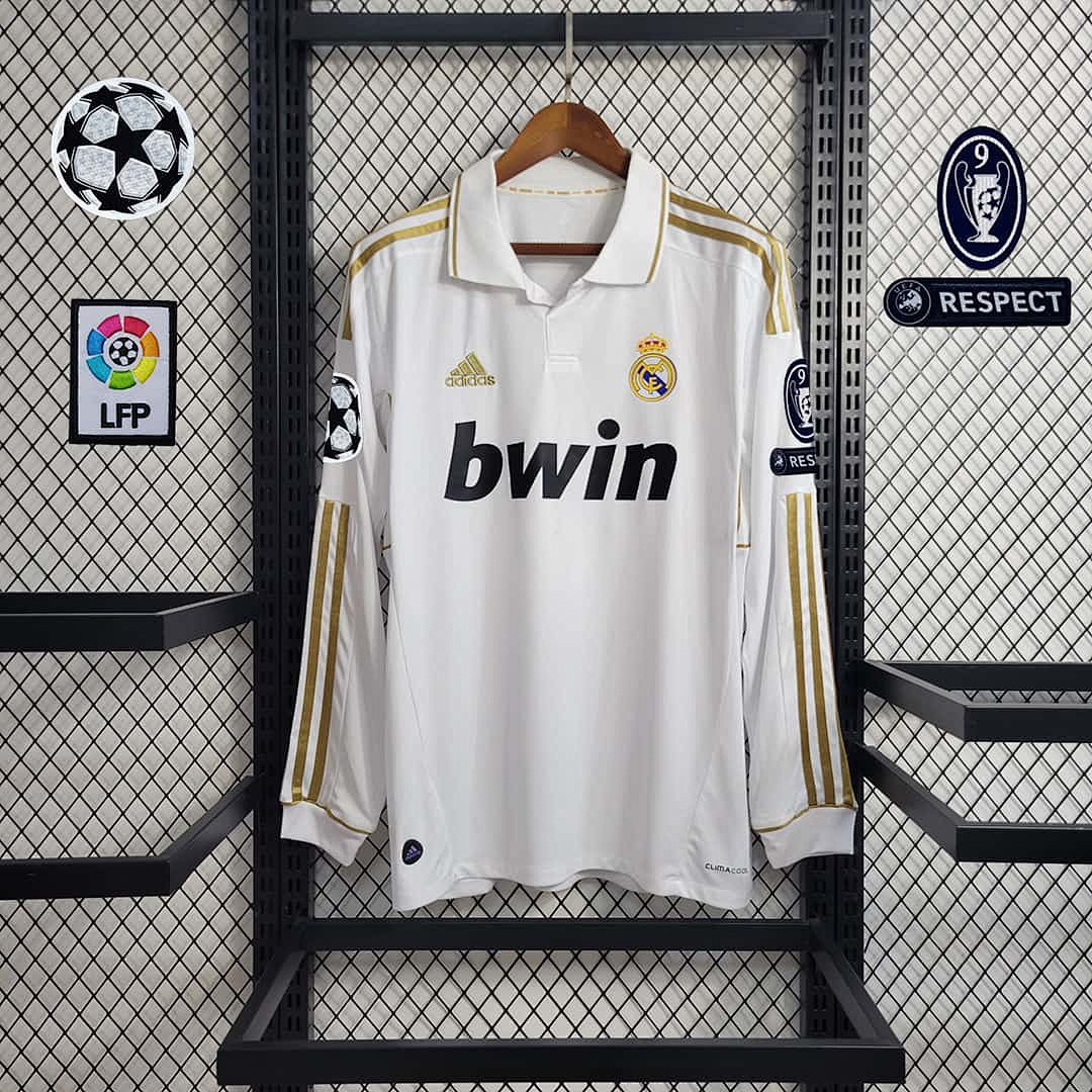 11-12 Real Madrid home long sleeve 7