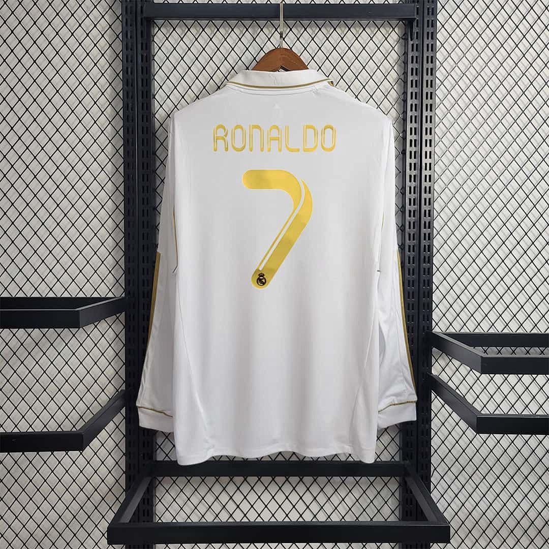 11-12 Real Madrid home long sleeve 9