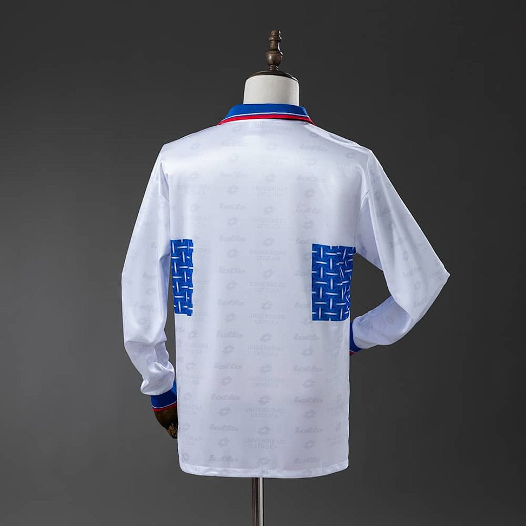 Universidad Catolica 1996 Home Retro Jersey Long Sleeve S-XXL 7