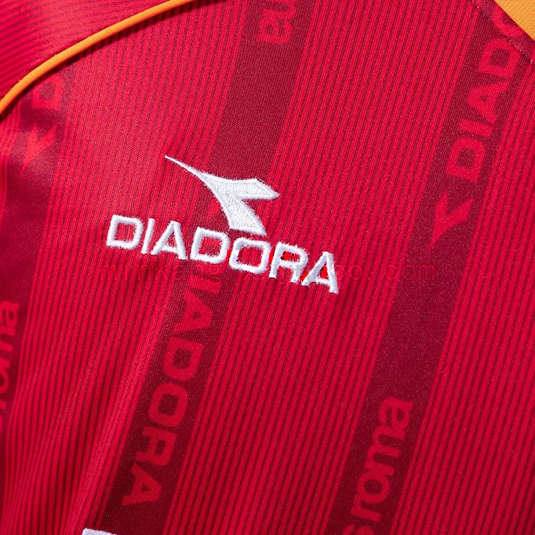 Roma 99_00 domicile manche longue rétro maillot S-XXL 4