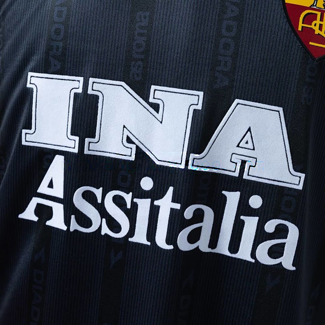 Roma 99_00 Third Away Long-Sleeved Retro Jersey S-4XL 7