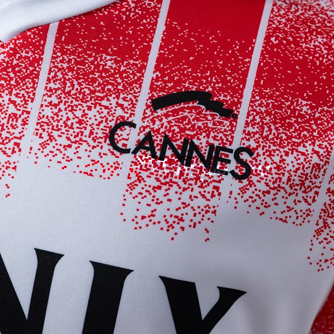 AS Cannes 91_92 Home Long-Sleeve Retro Jersey S-XXL 5