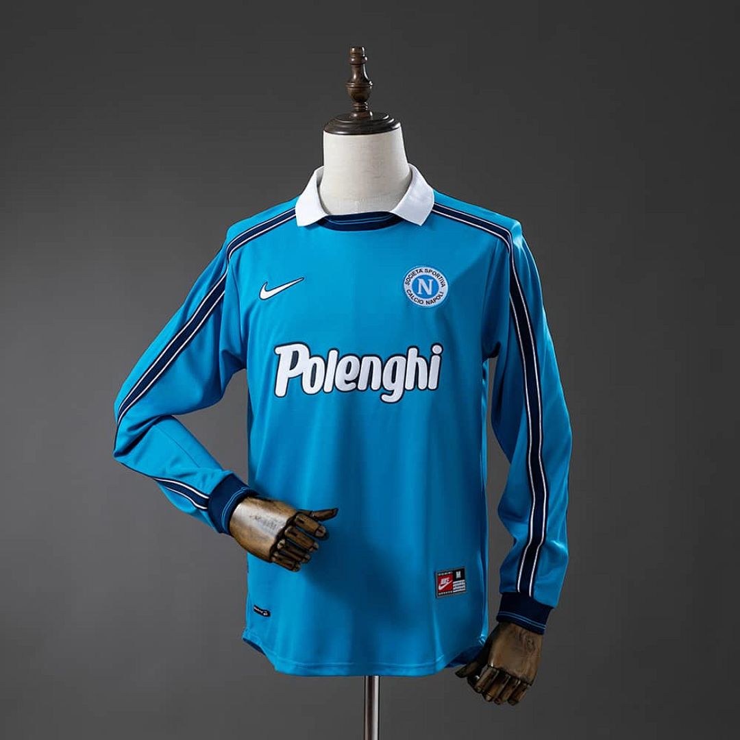Napoli 98_99 Home Long-Sleeve Retro Jersey S-XXL