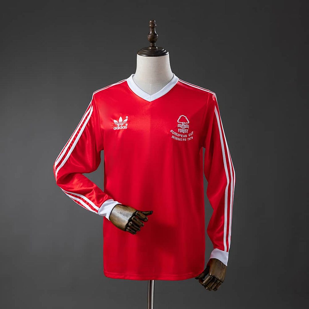 Nottingham Forest 77_80 Home Long-Sleeve Retro Jersey S-XXL