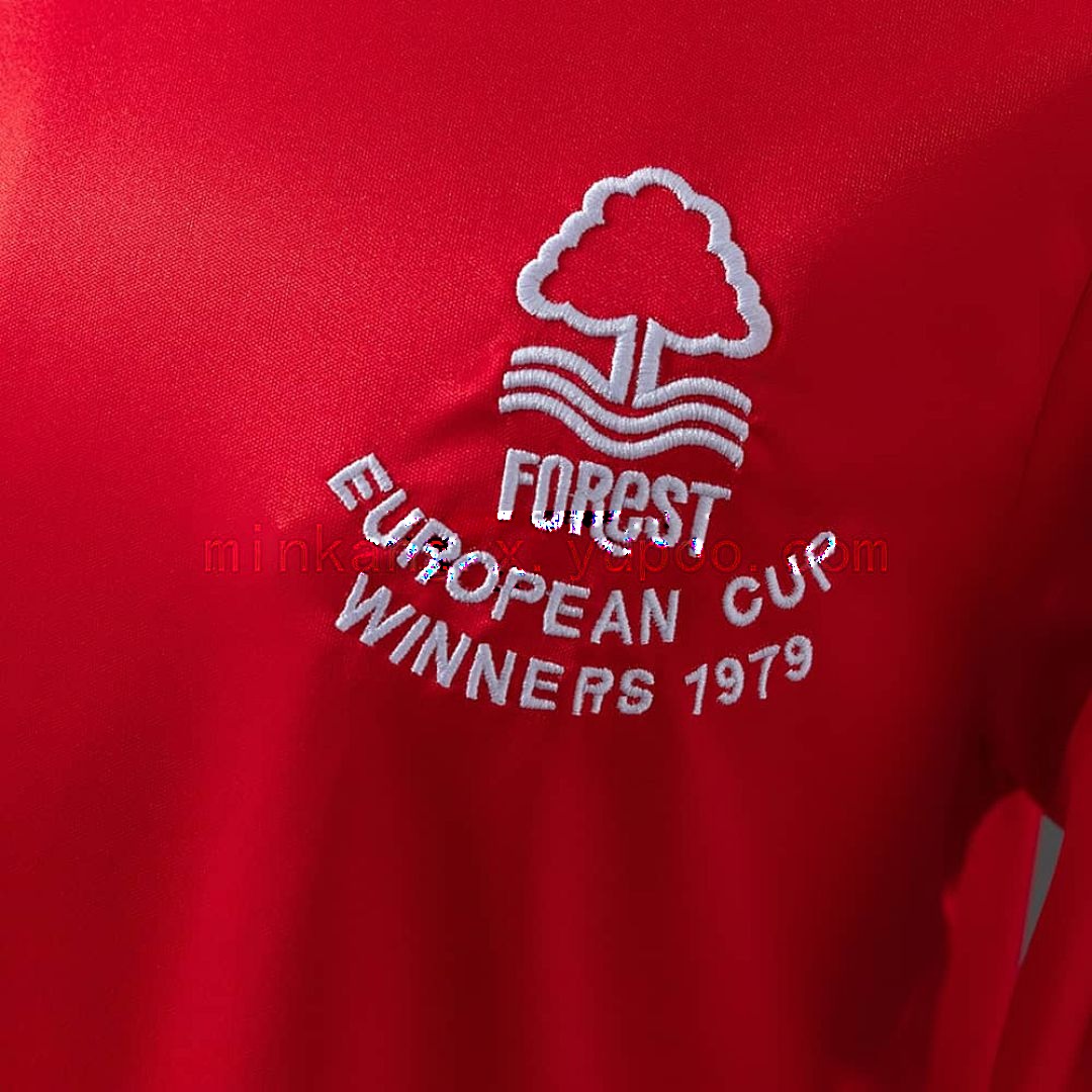 Nottingham Forest 77_80 domicile manche longue rétro maillot S-XXL 5