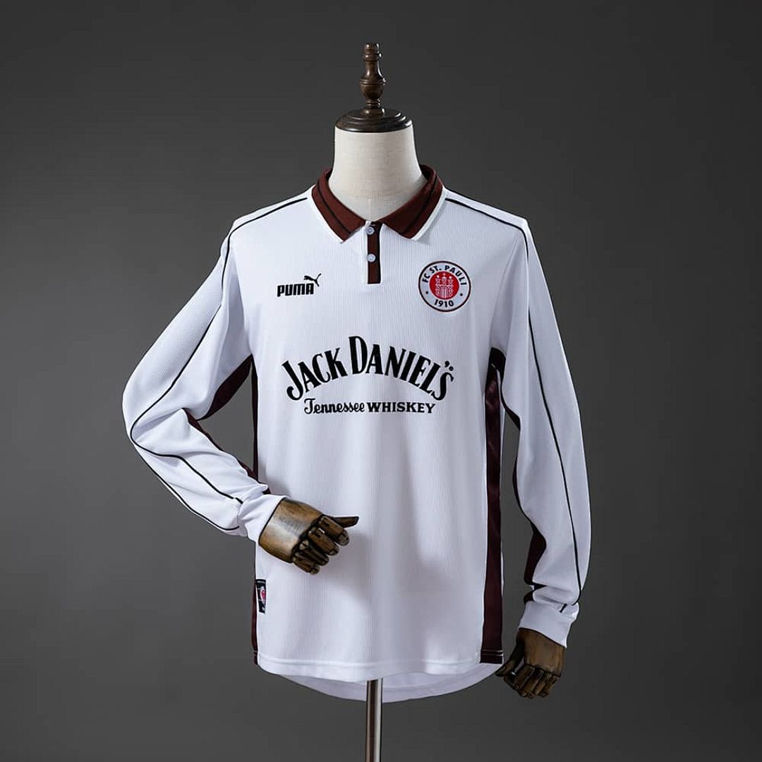 St. Pauli 99_00 Home Long-Sleeve Retro Jersey S-XXL