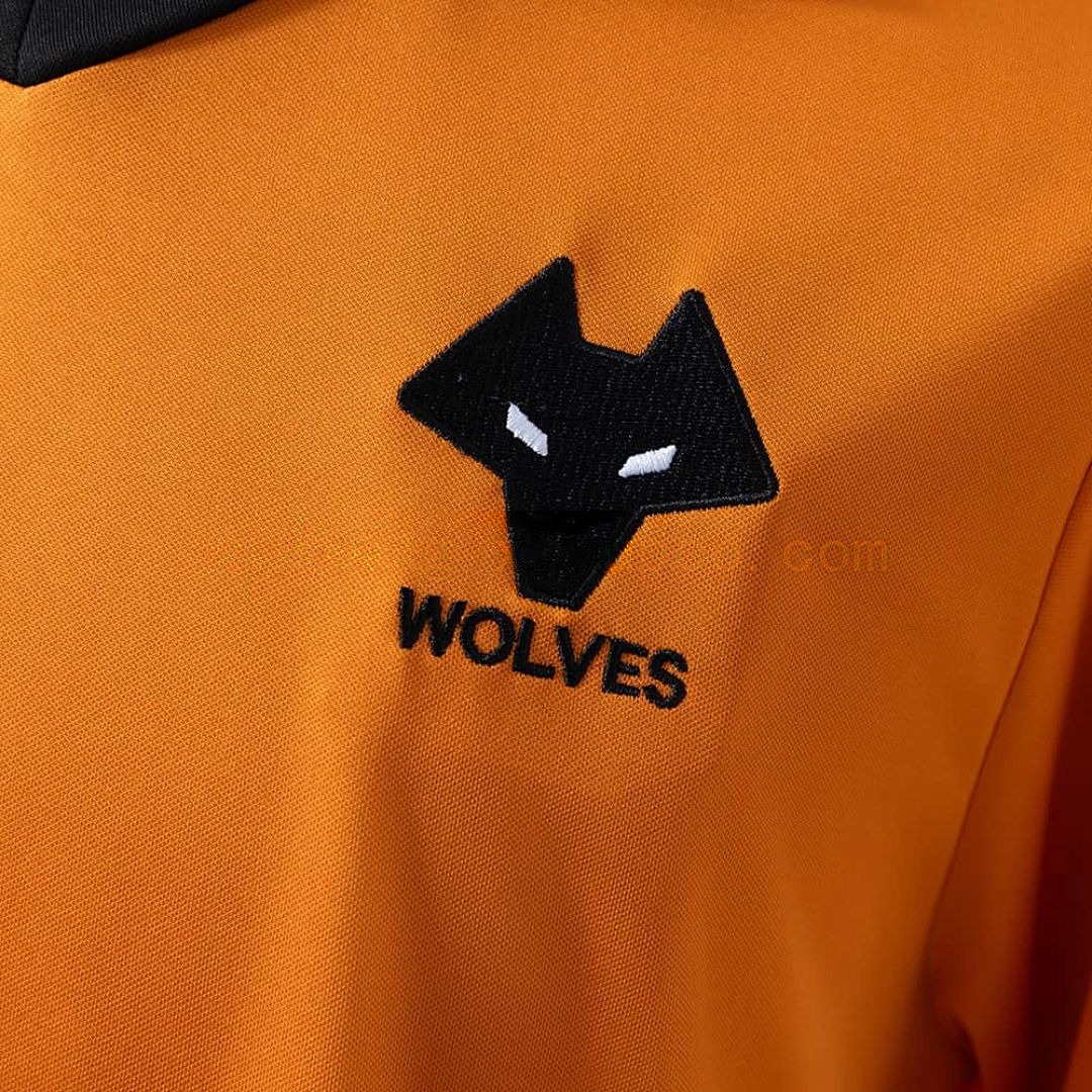 Wolves 80_81 Home Long-Sleeve Retro Jersey S-XXL 5