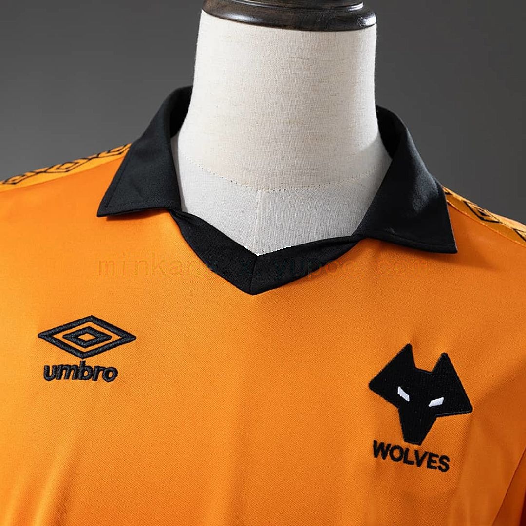 Wolves 80_81 Home Long-Sleeve Retro Jersey S-XXL 6