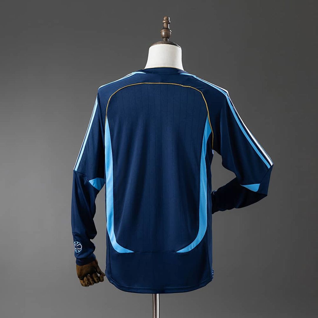 Argentina 2006 extérieur manche longue rétro maillot S-XXL 2