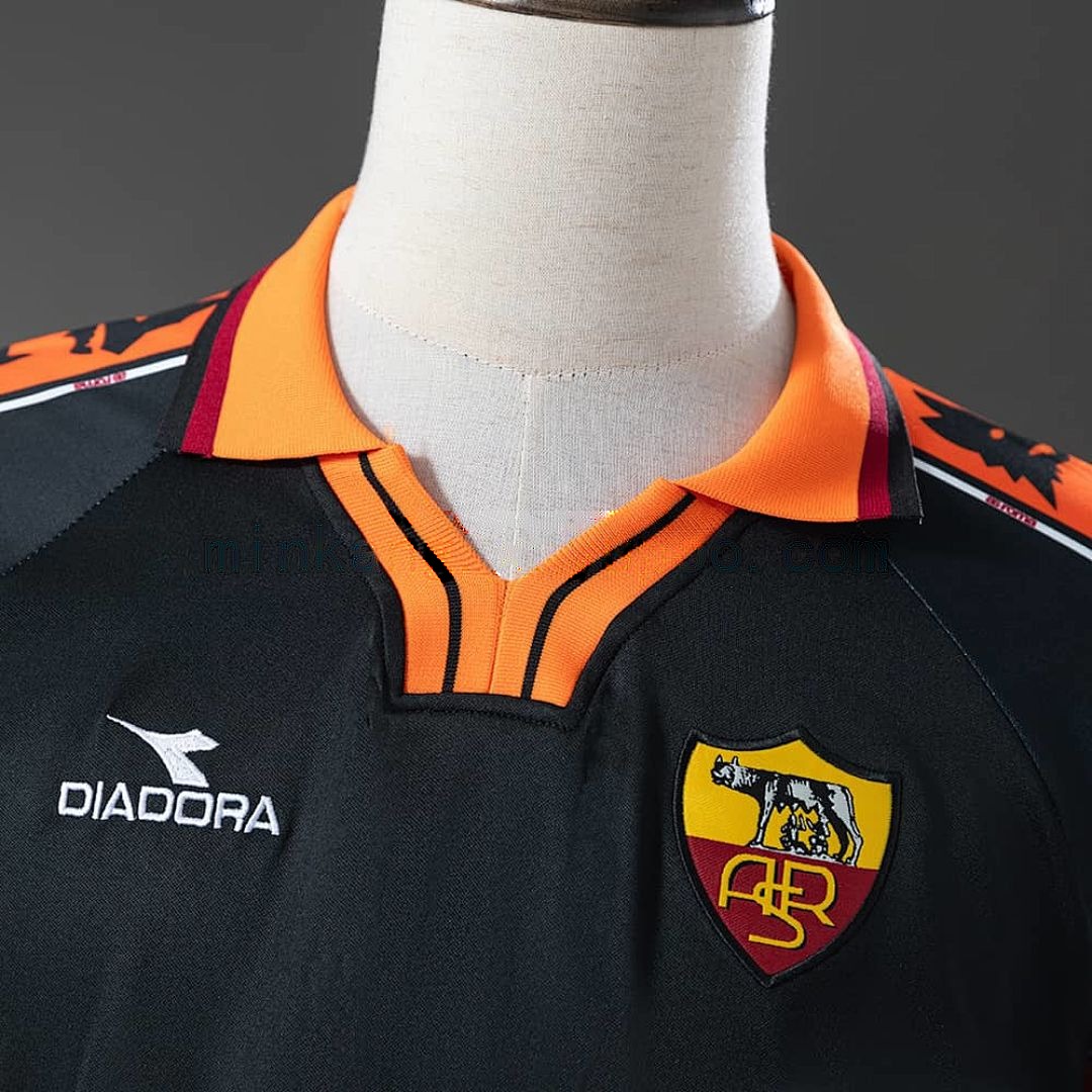 Roma 98_99 troisième extérieur manche longue rétro maillot S-XXL 7
