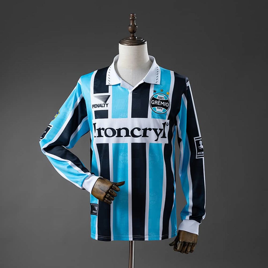 Gremio 97_98 Home Long-Sleeve Retro Jersey S-XXL