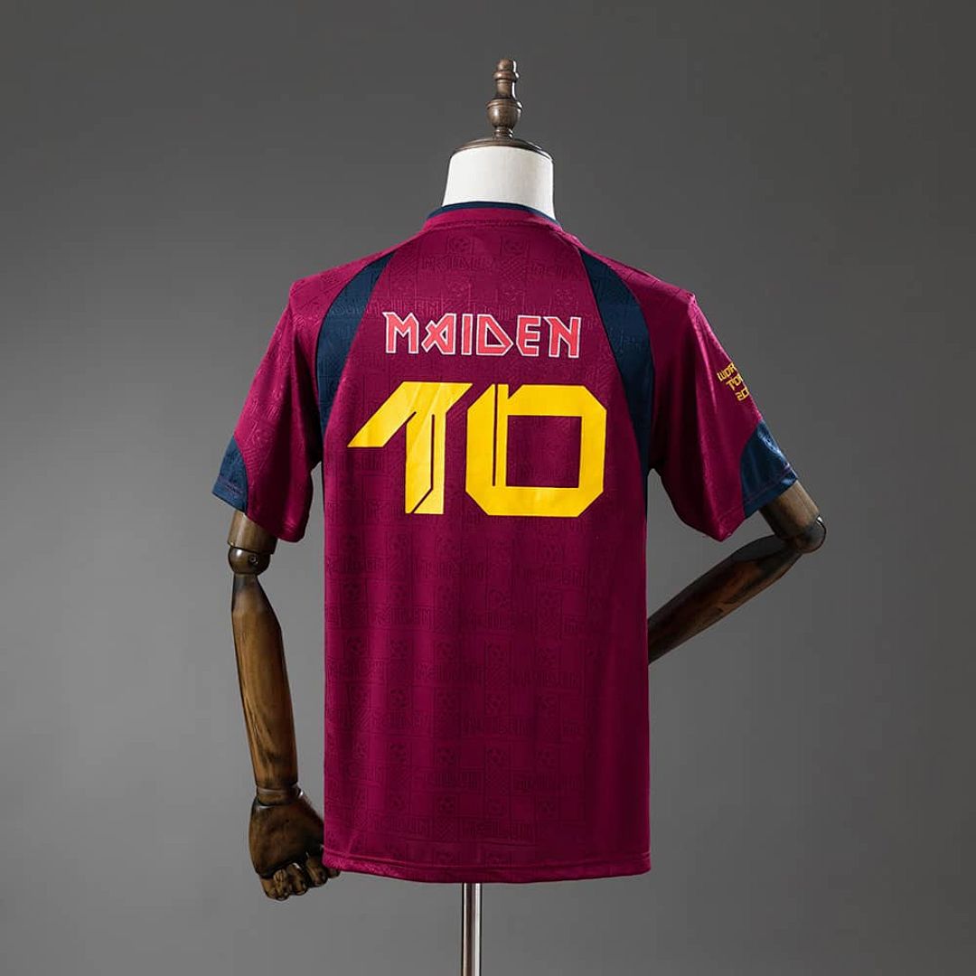 Iron Maiden x West Ham United 2010 Away Retro Jersey S-XXL 2