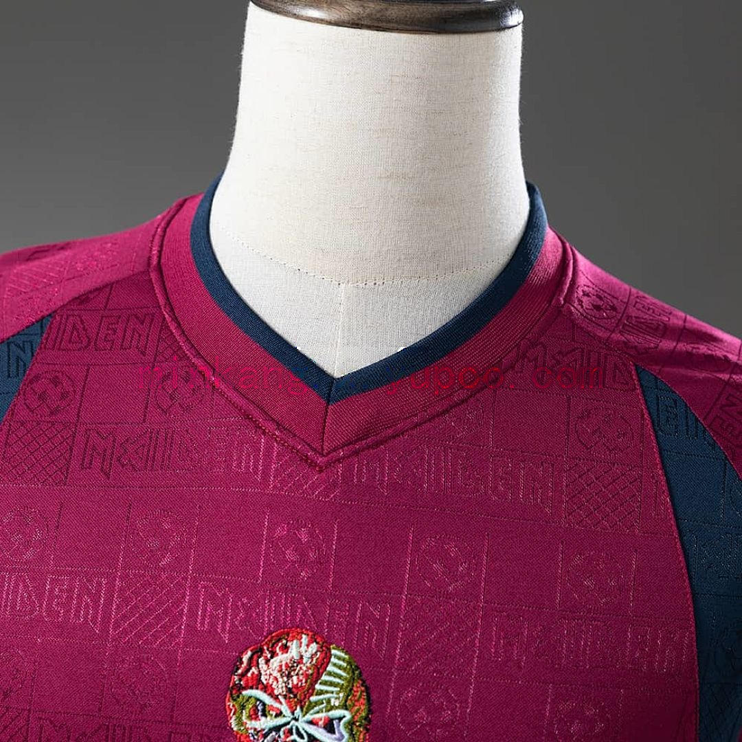 Iron Maiden x West Ham United 2010 Away Retro Jersey S-XXL 7