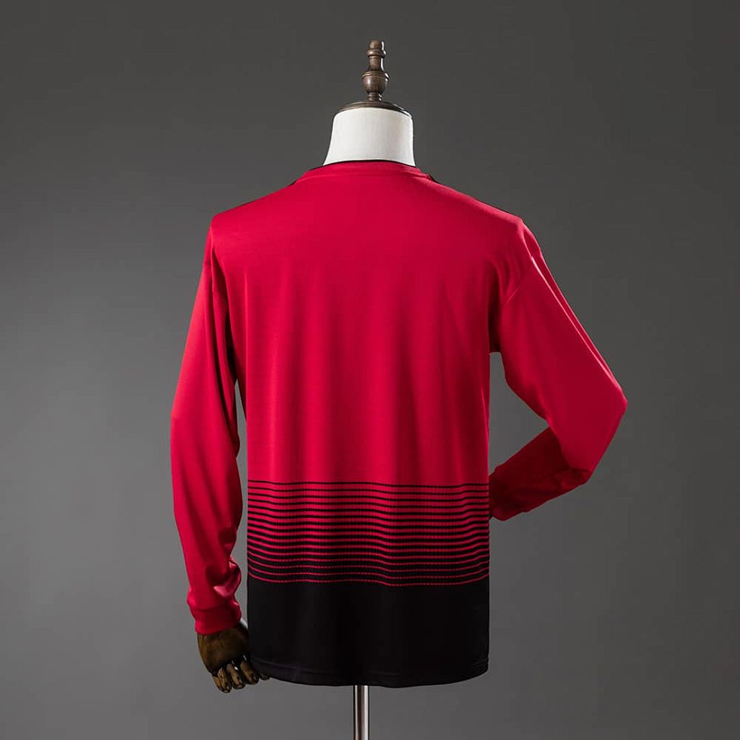M-U 1819 Home Long-Sleeve Retro Jersey S-XXL 2