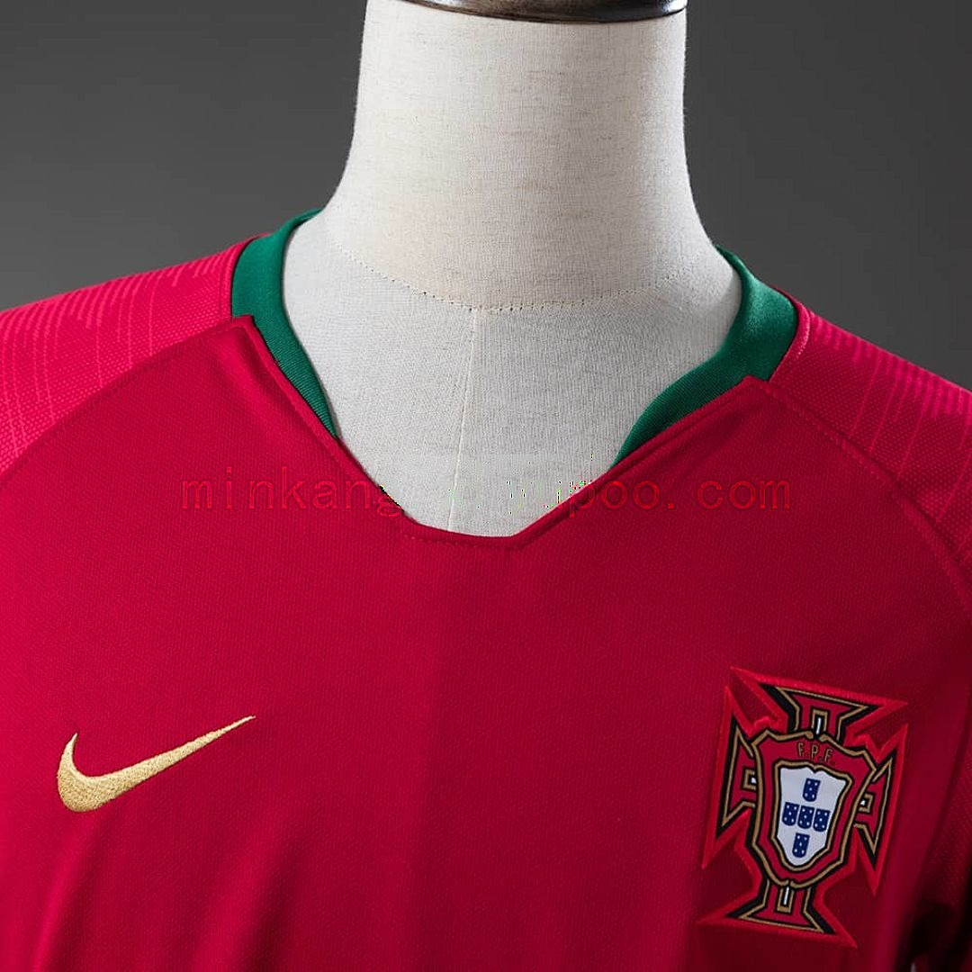 Portugal 2018 Home Long-Sleeved Retro Jersey S-XXL 7