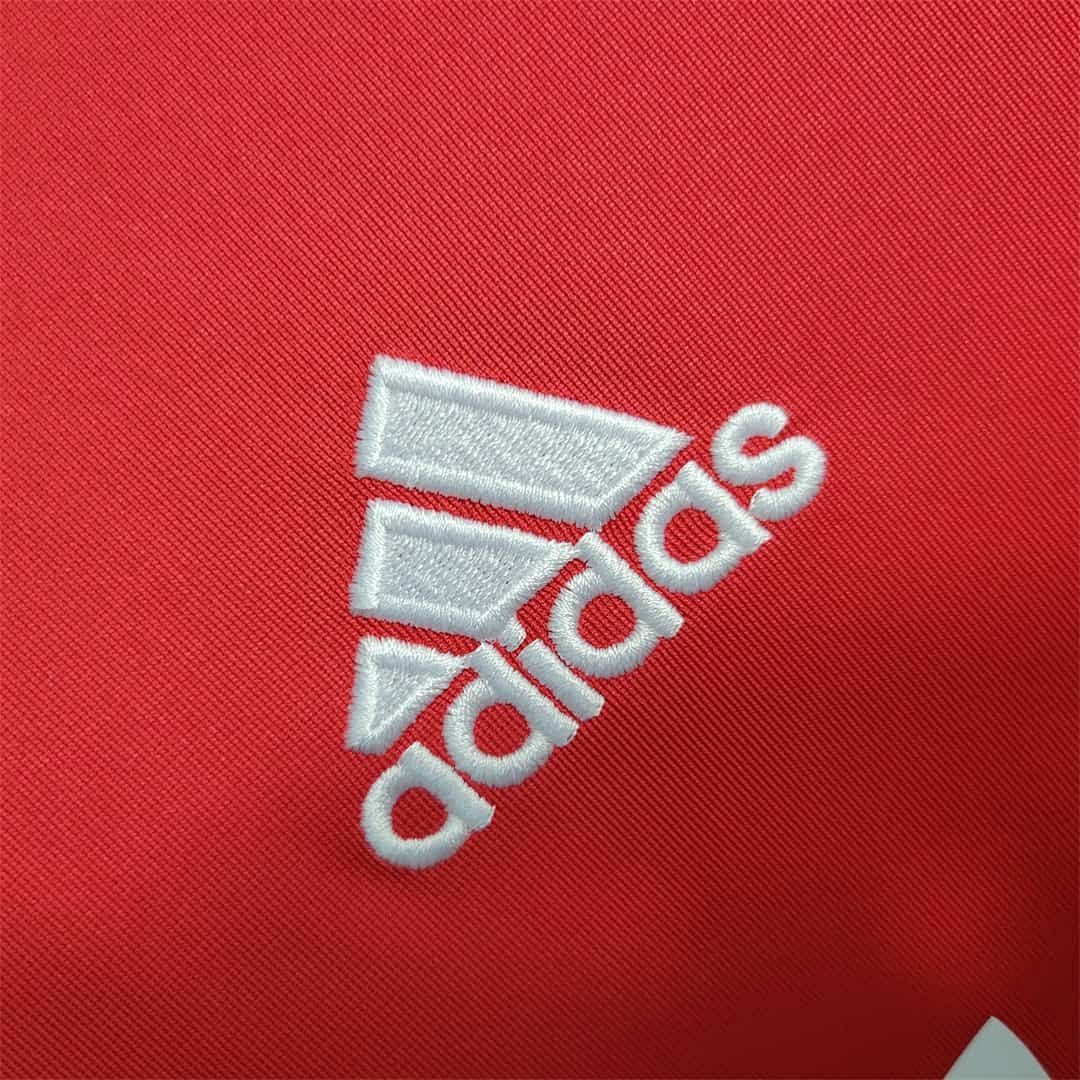 11-12 Real Madrid red away long sleeve 3
