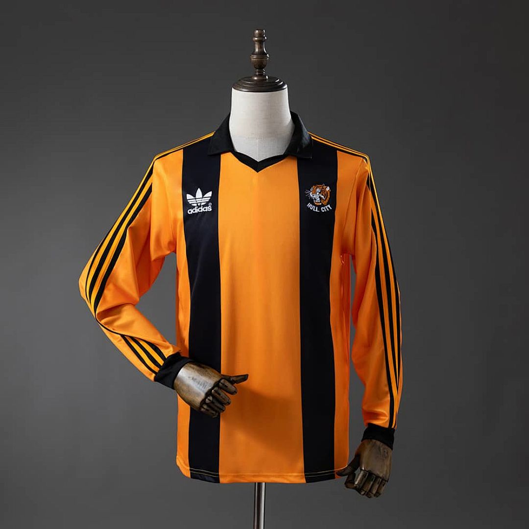 Hull City 81_82 Home Long-Sleeve Retro Jersey S-XXL