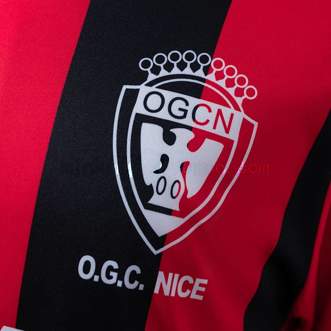 OGC Nice 77_78 Home Long-Sleeve Retro Jersey S-XXL 5