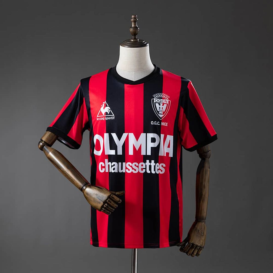 OGC Nice 77_78 Home Retro Jersey S-XXL