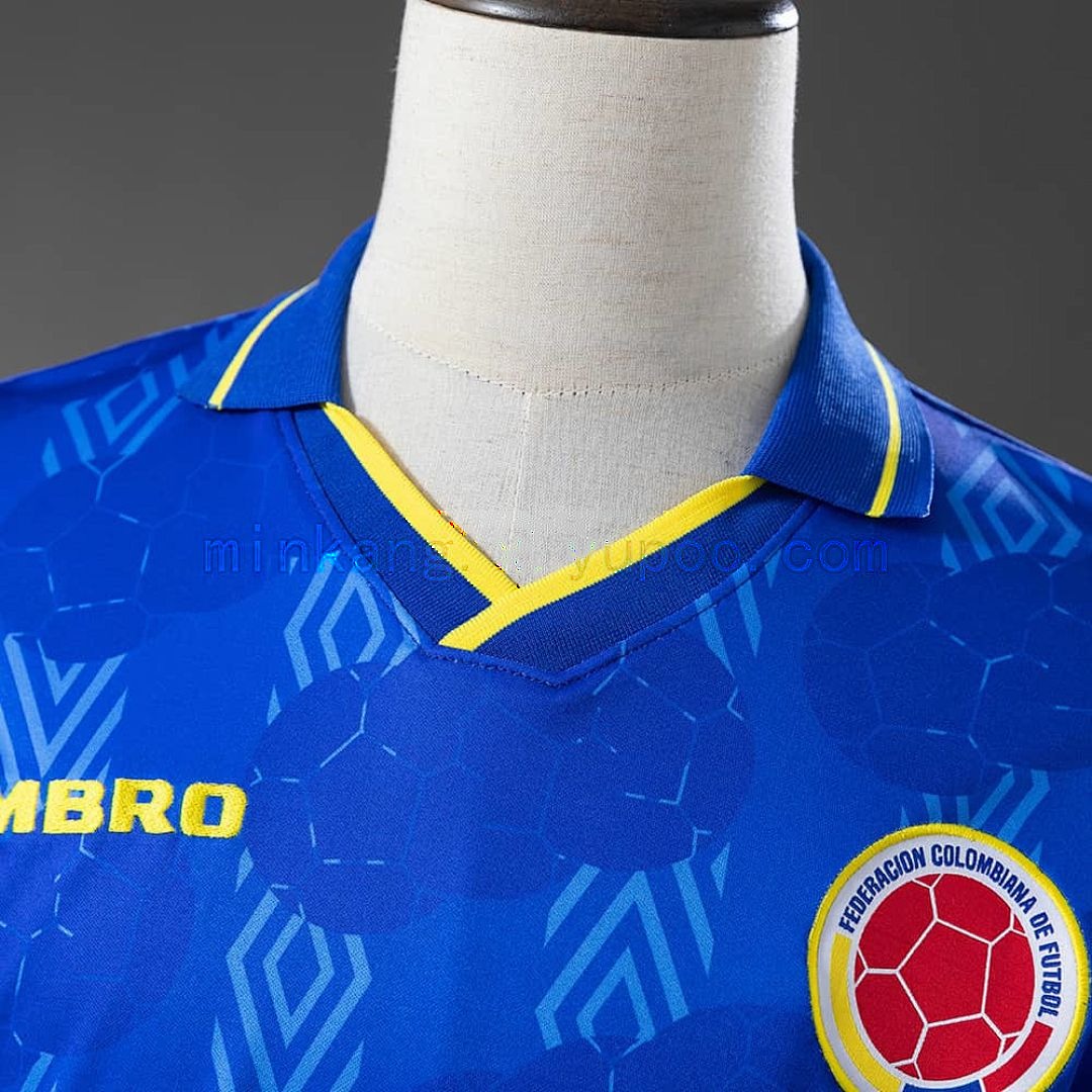 Colombia 1994 Away Long-sleeved Jersey S-XXL 6