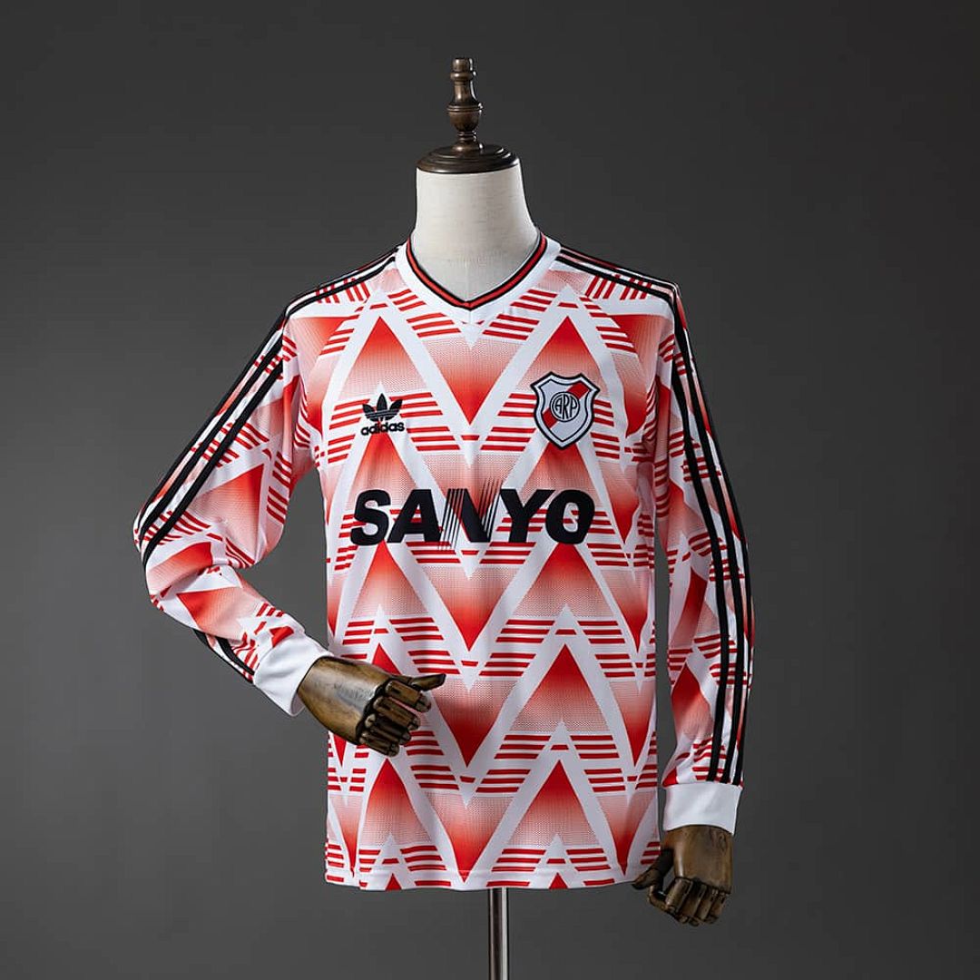 River Plate 92_93 Away Long-Sleeved Retro Jersey S-XXL