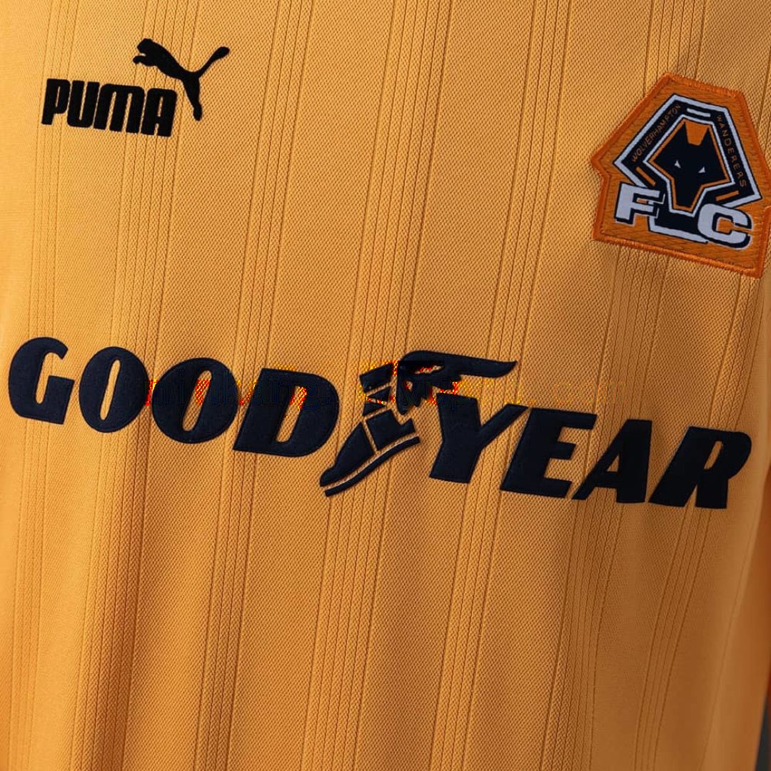 Wolves 98_99 Home Long-Sleeve Retro Jersey S-XXL 7