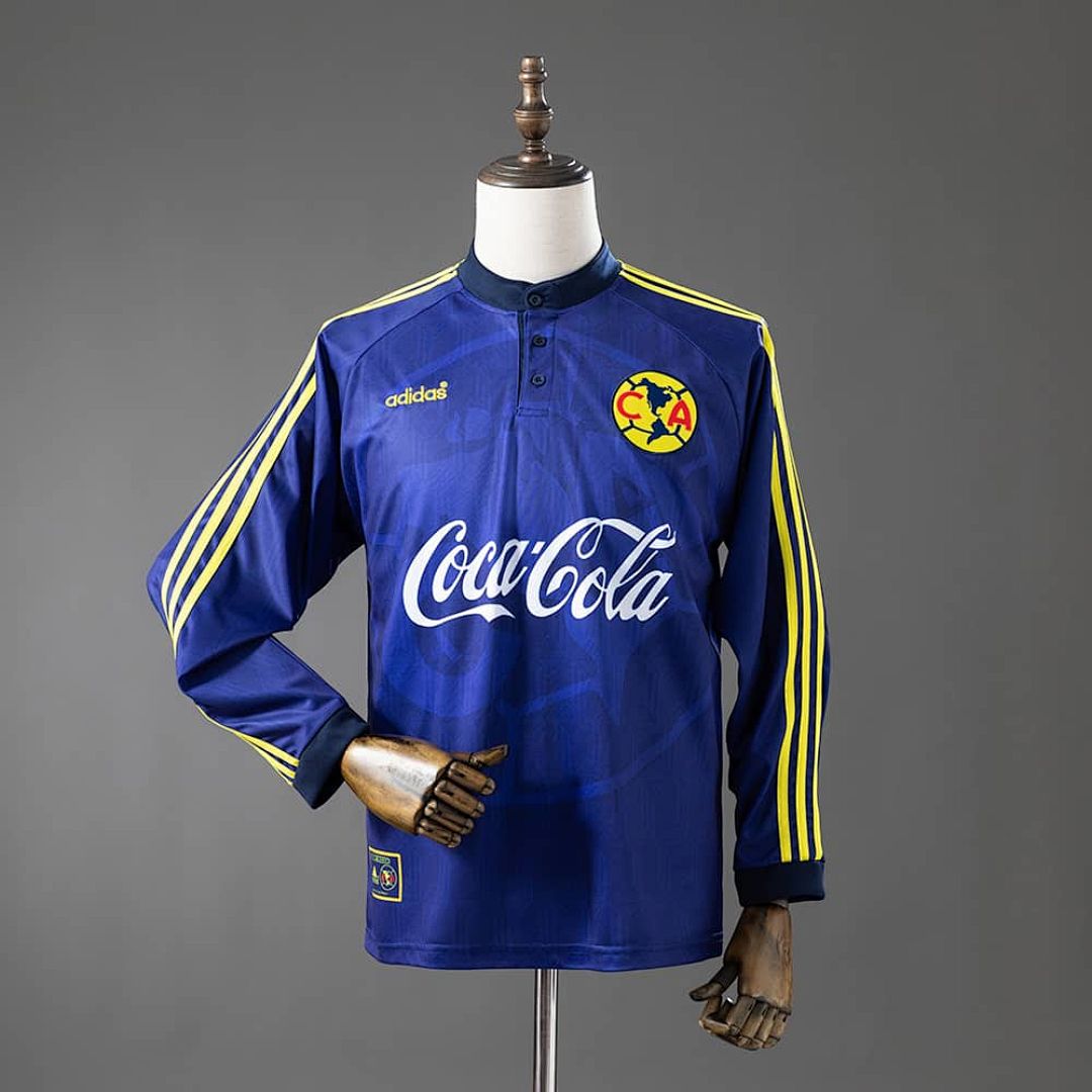 America 97_98 Away Long-Sleeved Retro Jersey S-XXL