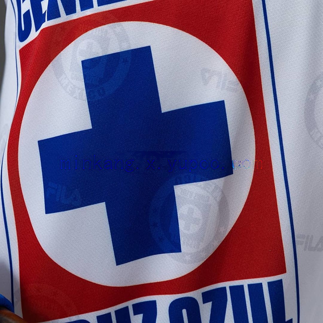 Cruz Azul 1998 Away Long-Sleeve Retro Jersey S-XXL 7