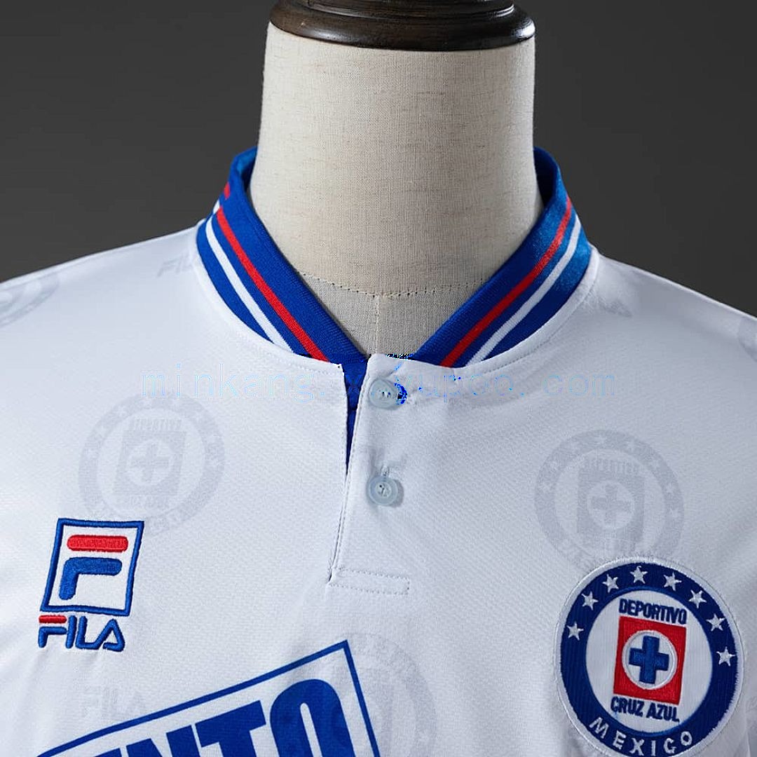 Cruz Azul 1998 Away Long-Sleeve Retro Jersey S-XXL 8