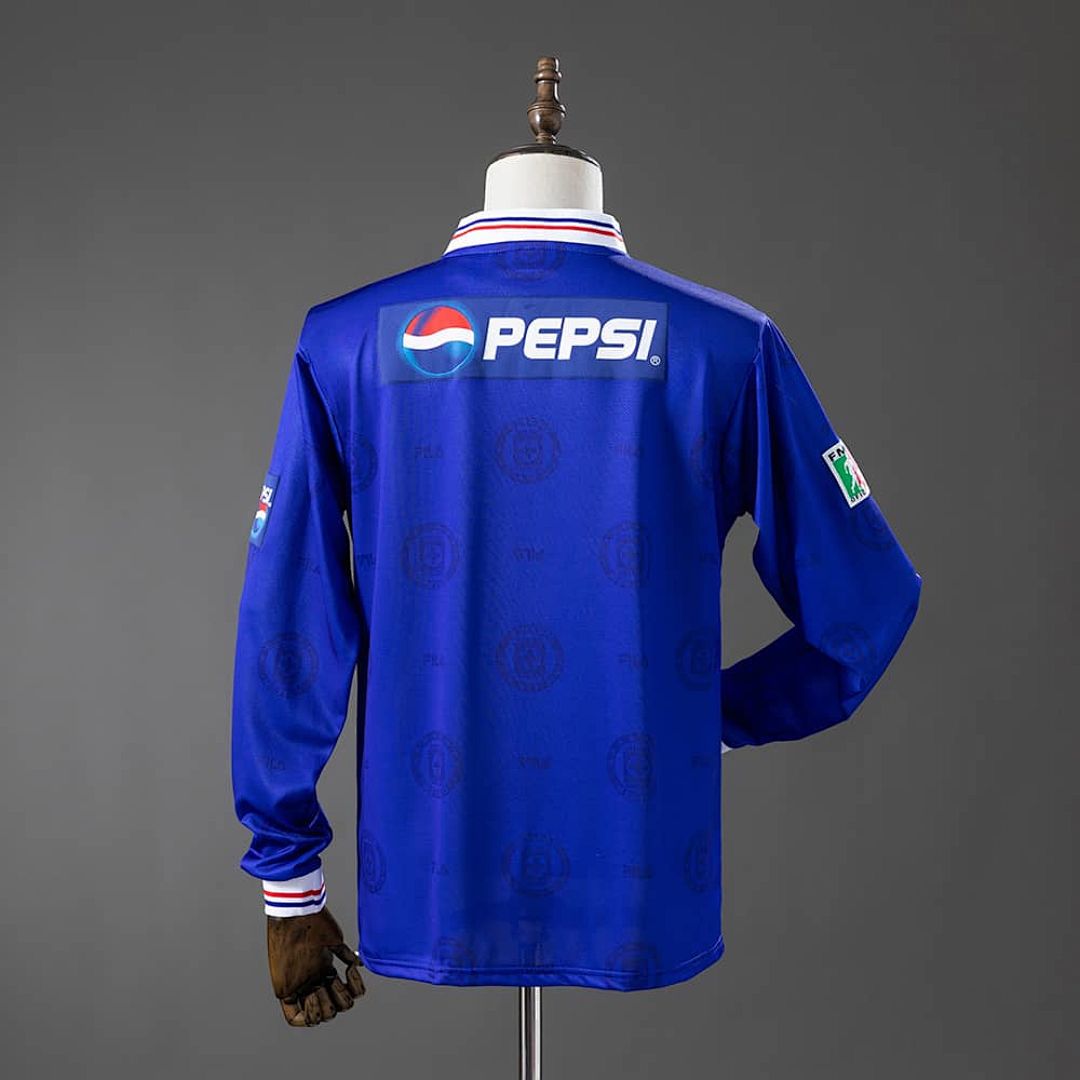 Cruz Azul 1998 Home Long-Sleeve Retro Jersey S-XXL 2