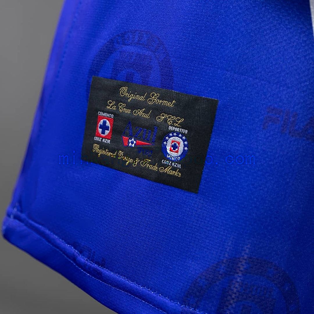 Cruz Azul 1998 Home Long-Sleeve Retro Jersey S-XXL 3