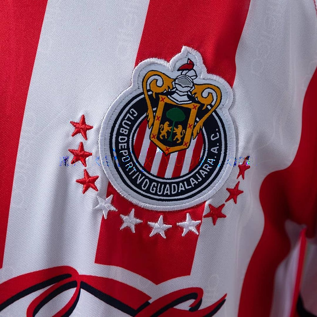 Guadalajara 98_99 Home Long-Sleeve Retro Jersey S-XXL 6