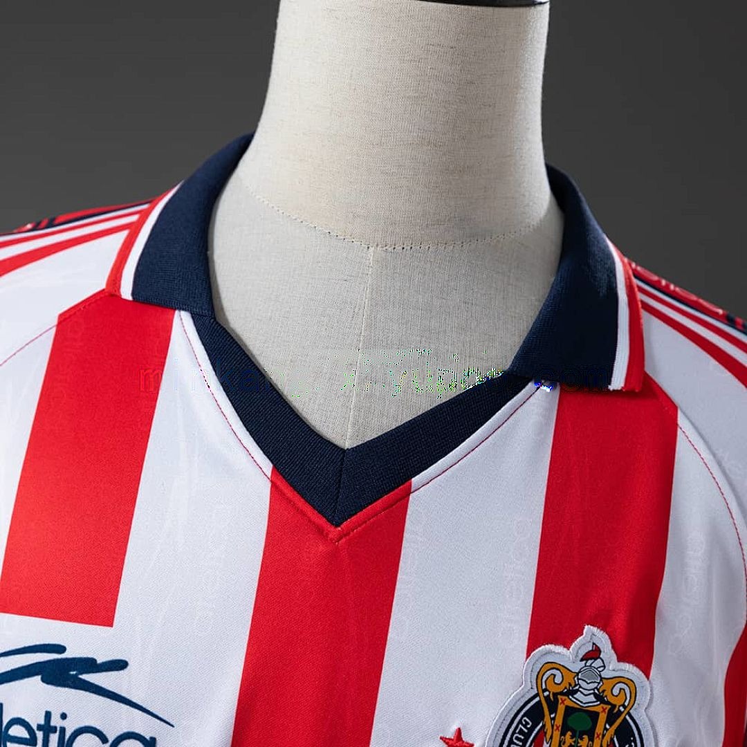Guadalajara 98_99 Home Long-Sleeve Retro Jersey S-XXL 8
