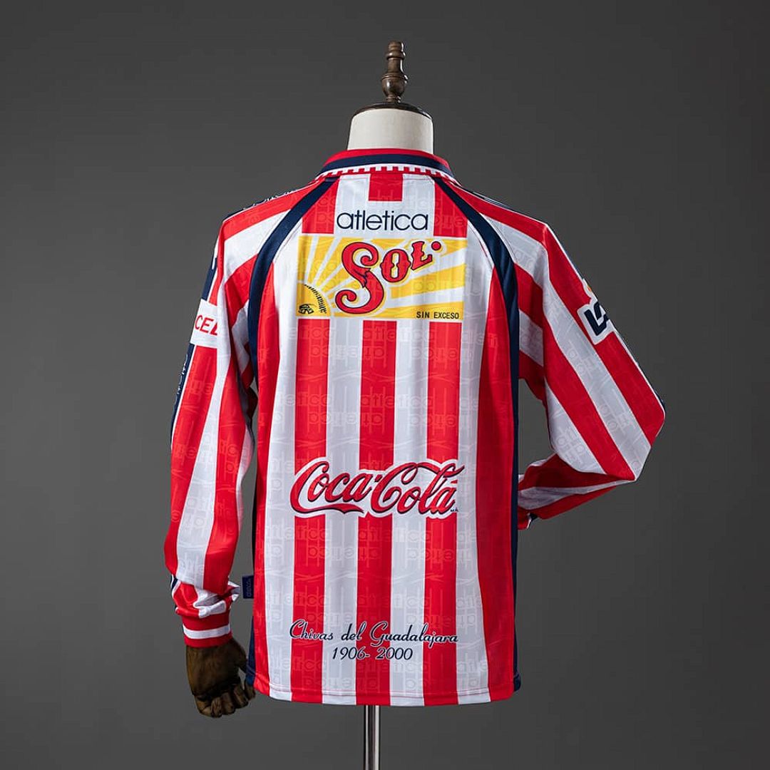 Guadalajara 99_00 Home Long-sleeved Retro Jersey S-XXL 2