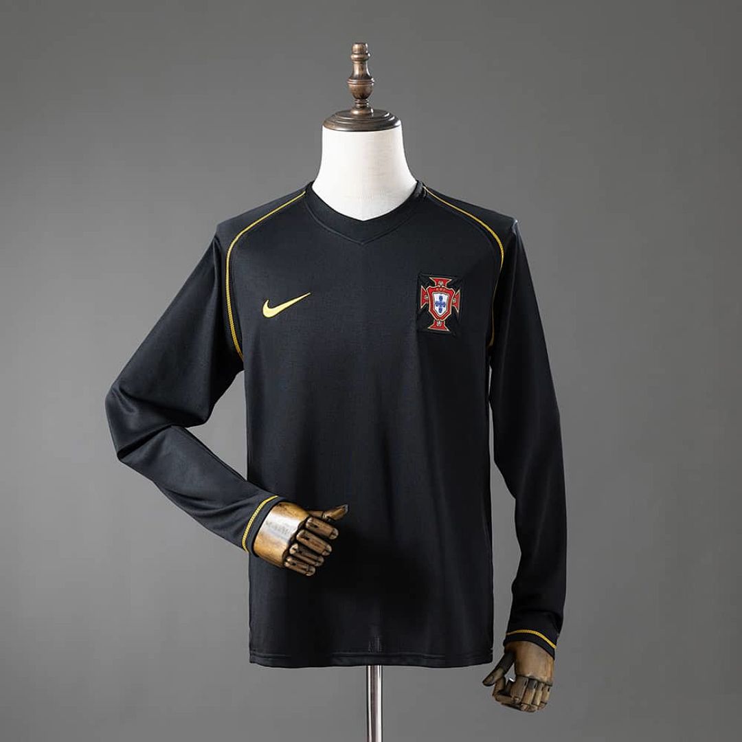 Portugal 2006 Away Long-Sleeve Retro Jersey S-XXL