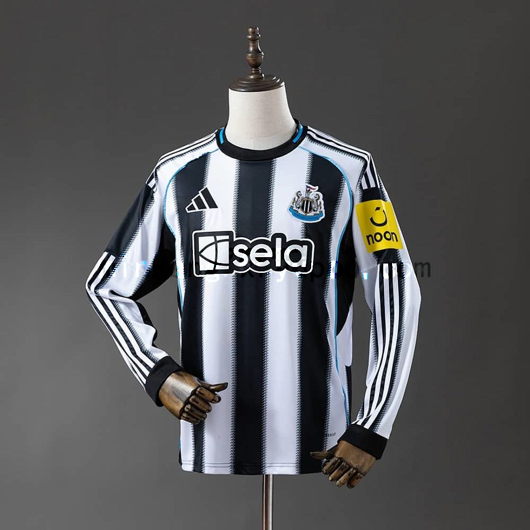 Newcastle United 25_26 Home Long Sleeve Jersey S-4XL