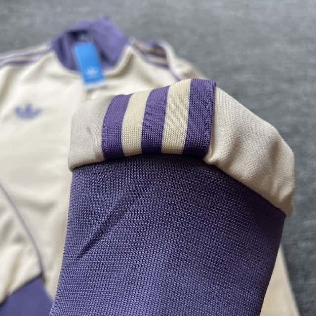 25-26 Real Madrid Long Sleeve Training Suit Purple &amp; White Cheap Soccer Jerseys Yupoo 2
