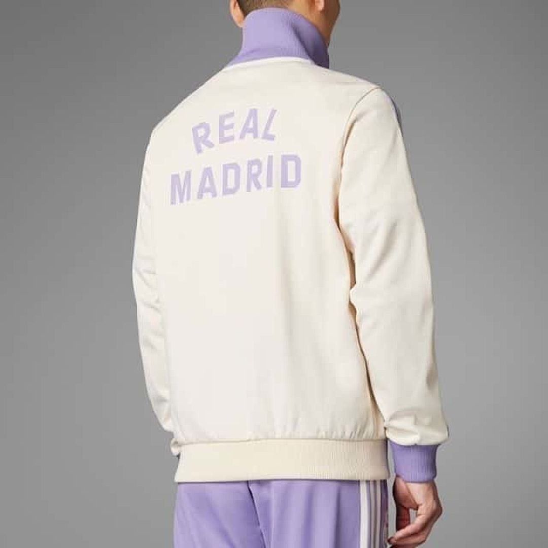 25-26 Real Madrid Long Sleeve Training Suit Purple &amp; White Cheap Soccer Jerseys Yupoo 9