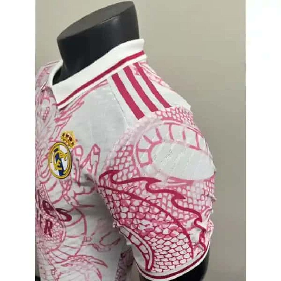 25-26 Players Real Madrid Pink Dragon Special Edition Shirt S-2XL 5