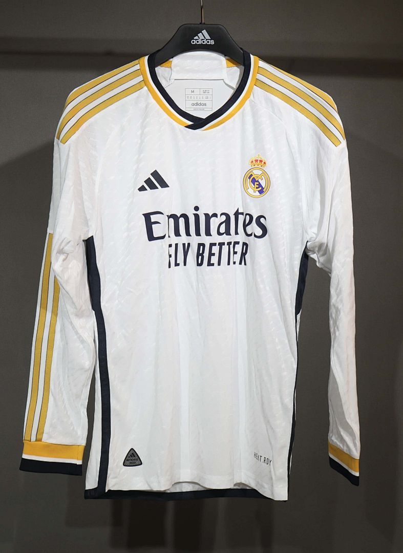 23-24 Player Real Madrid Home Kit Long Sleeve Cheap Football Jersey Wholesale Yupoo