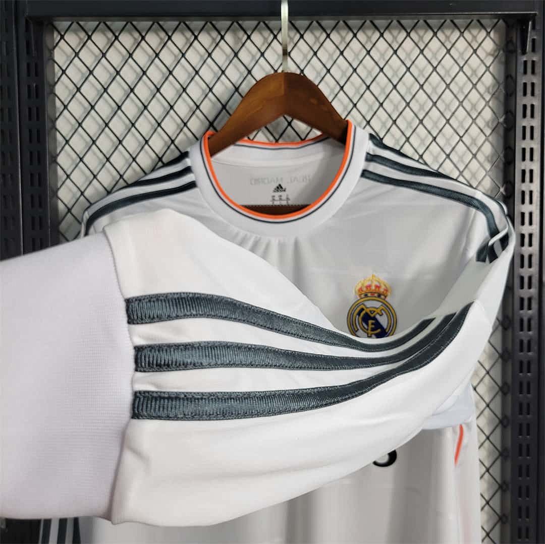 13-14 Real Madrid home long sleeves 8