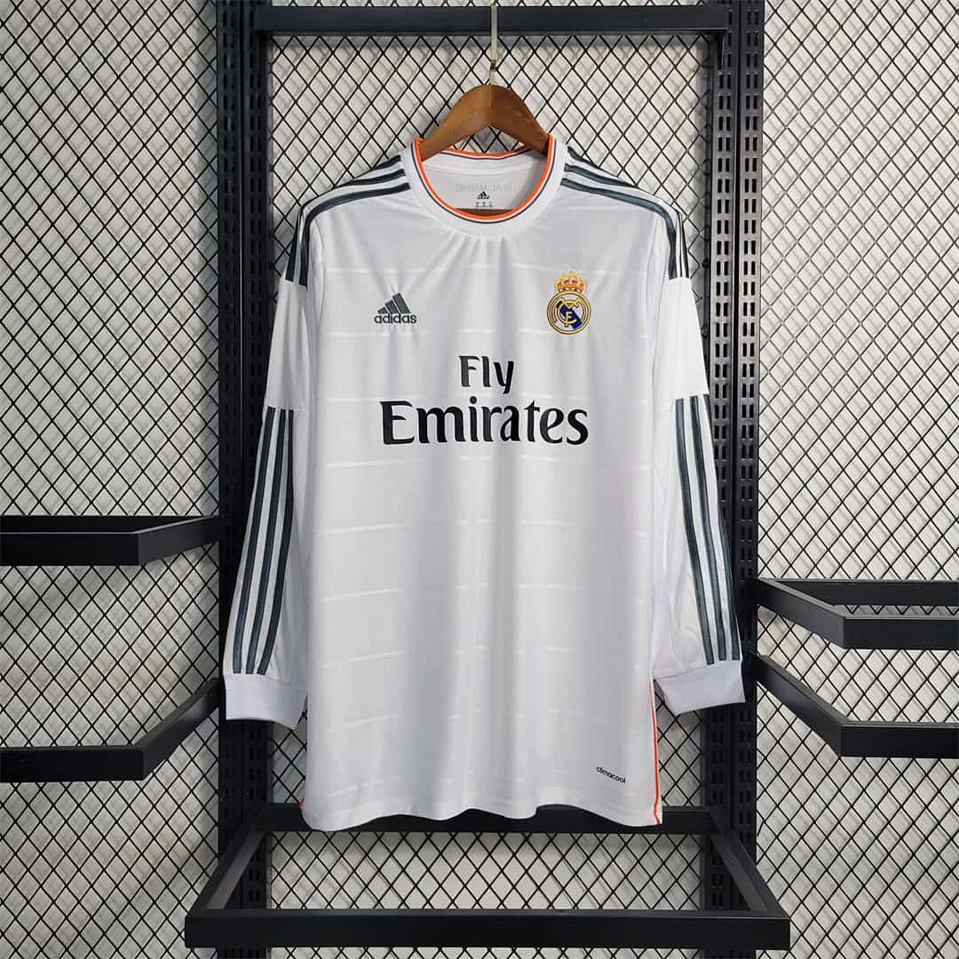 13-14 Real Madrid home long sleeves 9