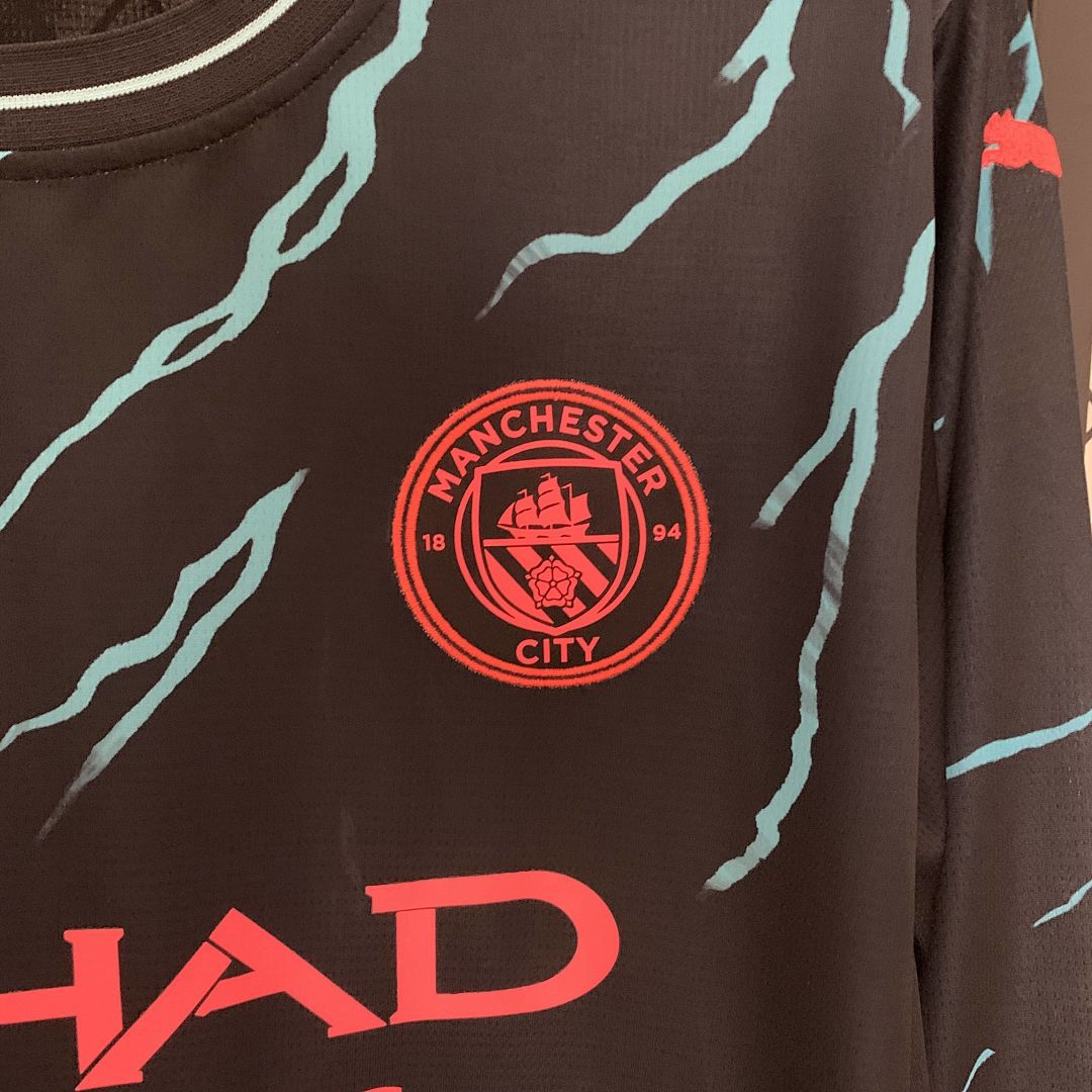 23_24 Long sleeve Manchester City third away S-3XL 6