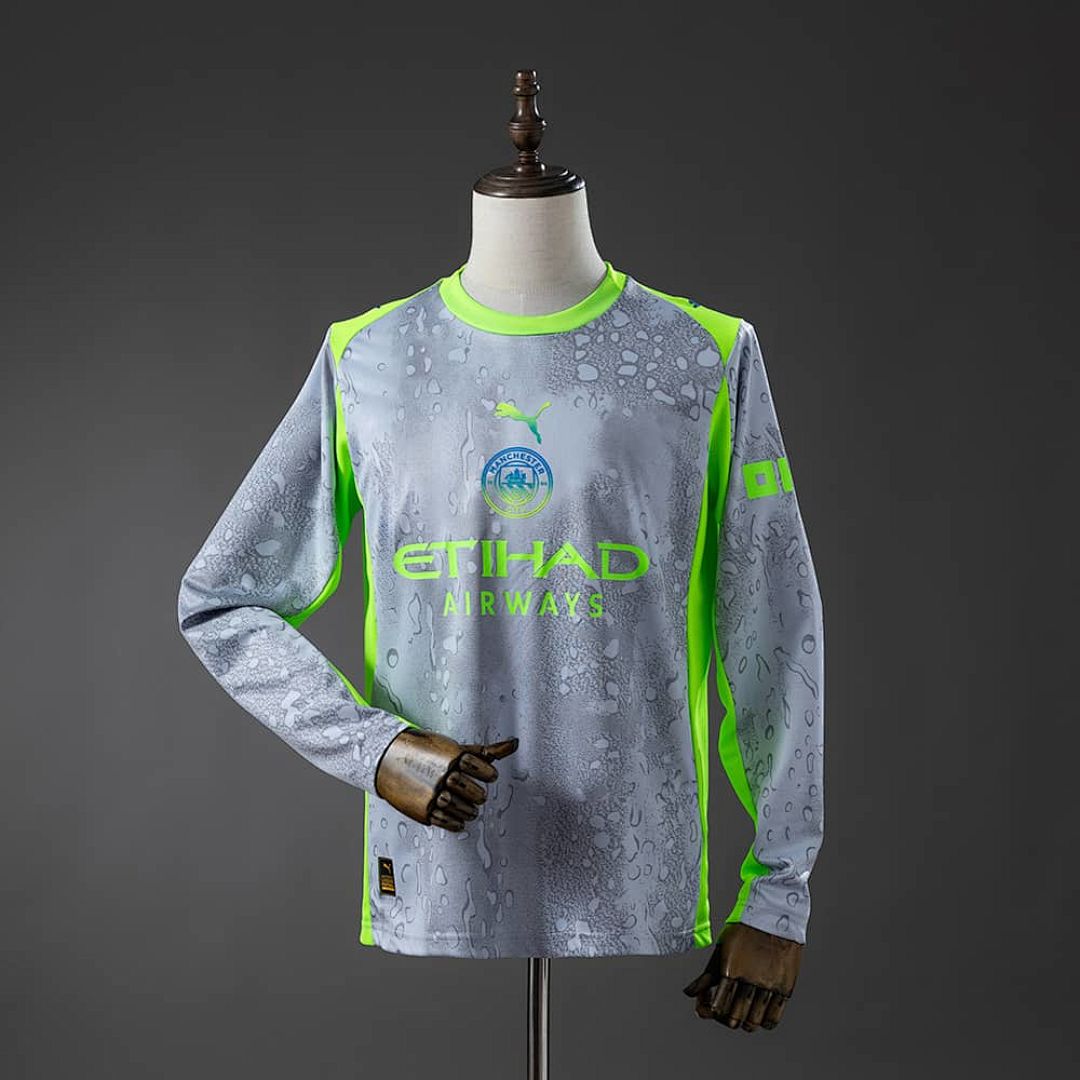 Manchester City 25_26 tercera visita manga larga camiseta S-4XL