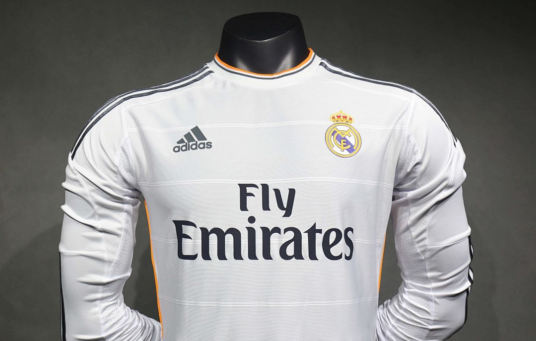 13-14 Retro Player Real Madrid Home Kit Long Sleeve Cheap Football Jersey Wholesale Yupoo 2