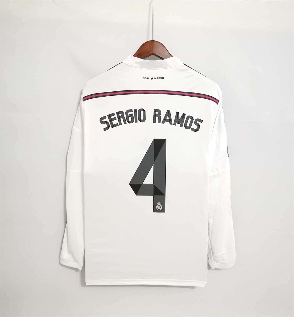 14-15 Real Madrid home Long Sleeve 14