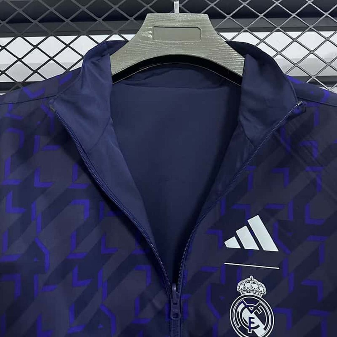 25-26 Real Madrid Reversible Double-Sides Windbreaker Jacket S-3XL 3