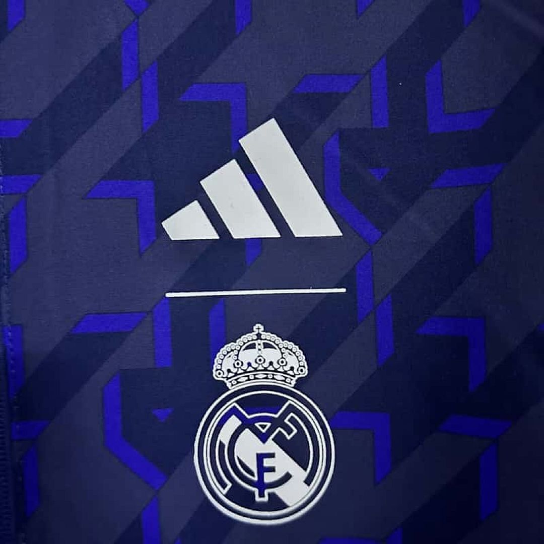 25-26 Real Madrid Reversible Double-Sides Windbreaker Jacket S-3XL 6